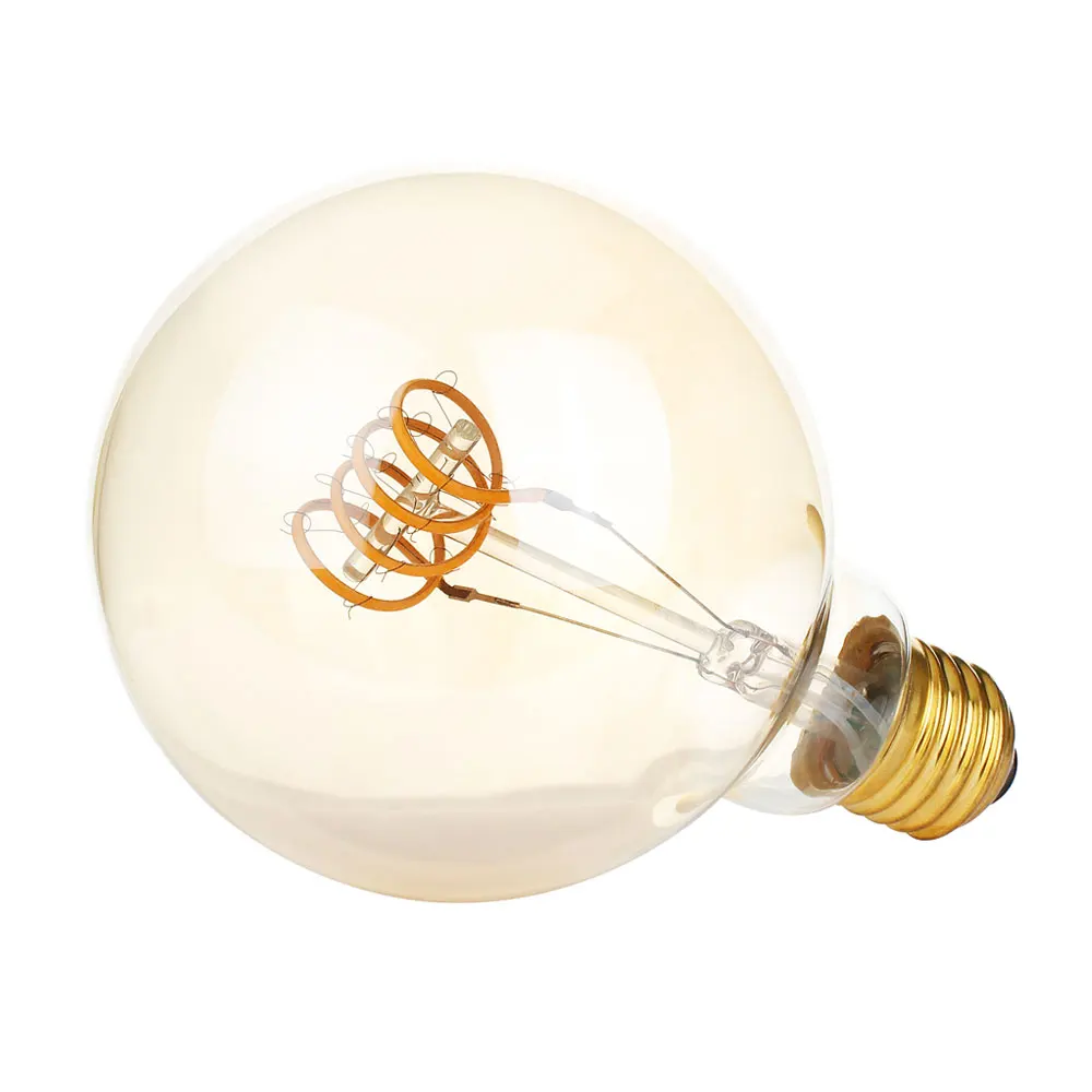 E27 Винтаж Светодиодная лампа Эдисона с регулируемой яркостью ретро лампы углерода 220V A60 T30 G80 ST64 G95 G125 Вольфрам Освещение в помещении украшения