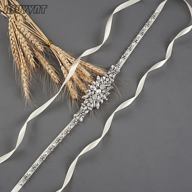 Fashion Belt Crystal Evening Party Prom Dresses Accessories Wedding Belt Bride Waistband Bridal Sashes Belts For Women Girl Gift