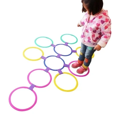 Children's play teaching aids plaid kindergarten hopscotch creative plaid group activities jumping lattice toys