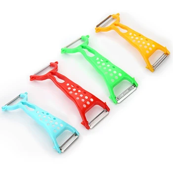 

1PC Multi-Function Vegetable Fruit Peeler Double head Julienne Cutter Slicer Peel Gadget Knife Knives Cutlery Kitchen Tools