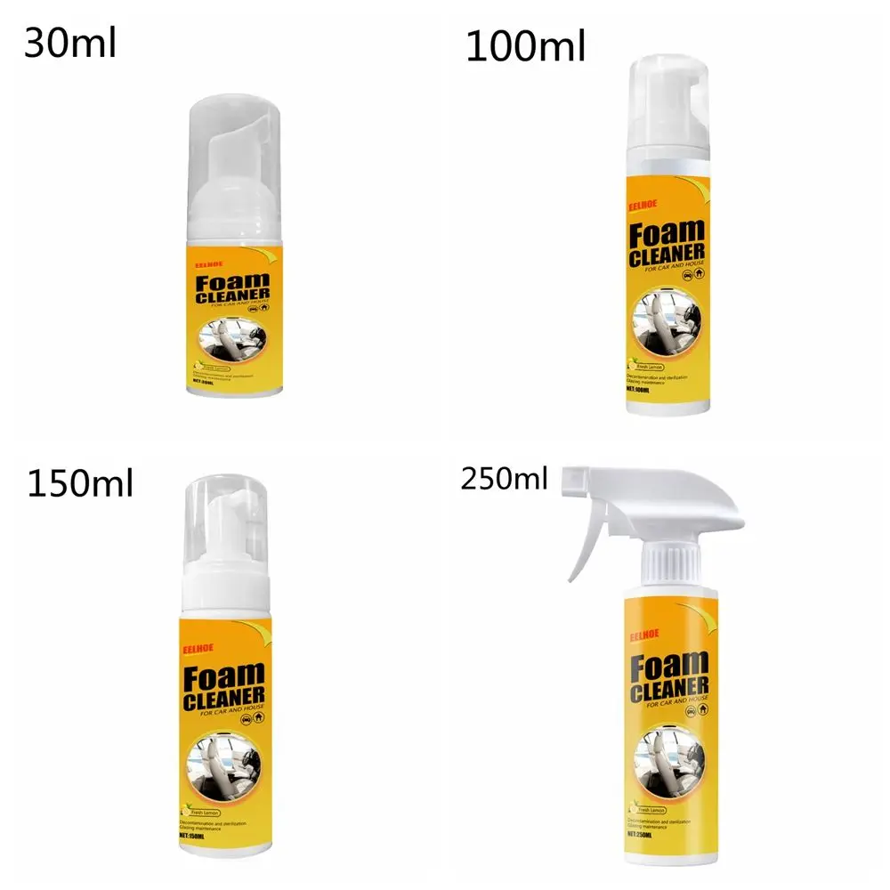 2PCS Multipurpose Foam Cleaner Spray, Powerful Stain Removing Foam Cleaner,  All-Purpose Household Cleaners for Car House and Kitchen - Lemony Scented  (150ML) price in Saudi Arabia,  Saudi Arabia