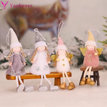 

Christmas Ornaments Merry Christmas Cute Angel Dolls Christmas Tree Decorations Christmas Decorations for Home New Year Decor