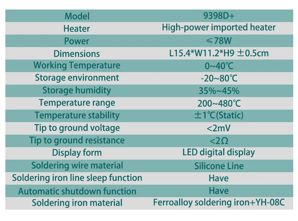 Wuxi anti-statische löten station 939BD + 75W Intelligenz PCB Löten Station 75W High Power Eisen Lö