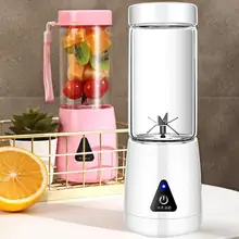 Многоцелевой Портативный блендер миксер 380 мл Пластик зарядки экстрактор блендеры режим USB взбивалка для яиц соковыжималка Еда резка, миксер