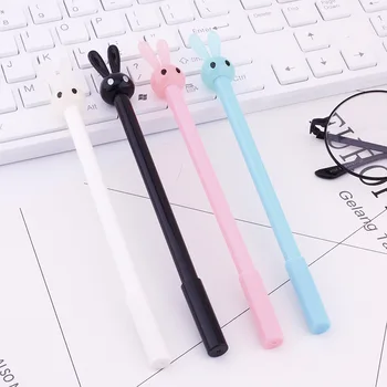 

Japanese and Korean Style Cartoon Gel Pen Cute Cute Rabbit Jelly Modeling Fountain Pen Student Stationery Signature Pen