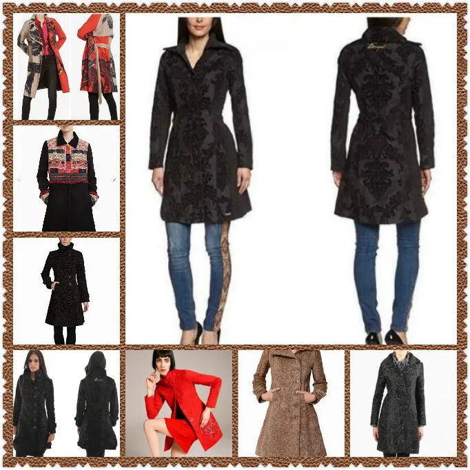 DESIGUAL Damen Mantel Jacke цветы дамы пальто куртка разнообразие