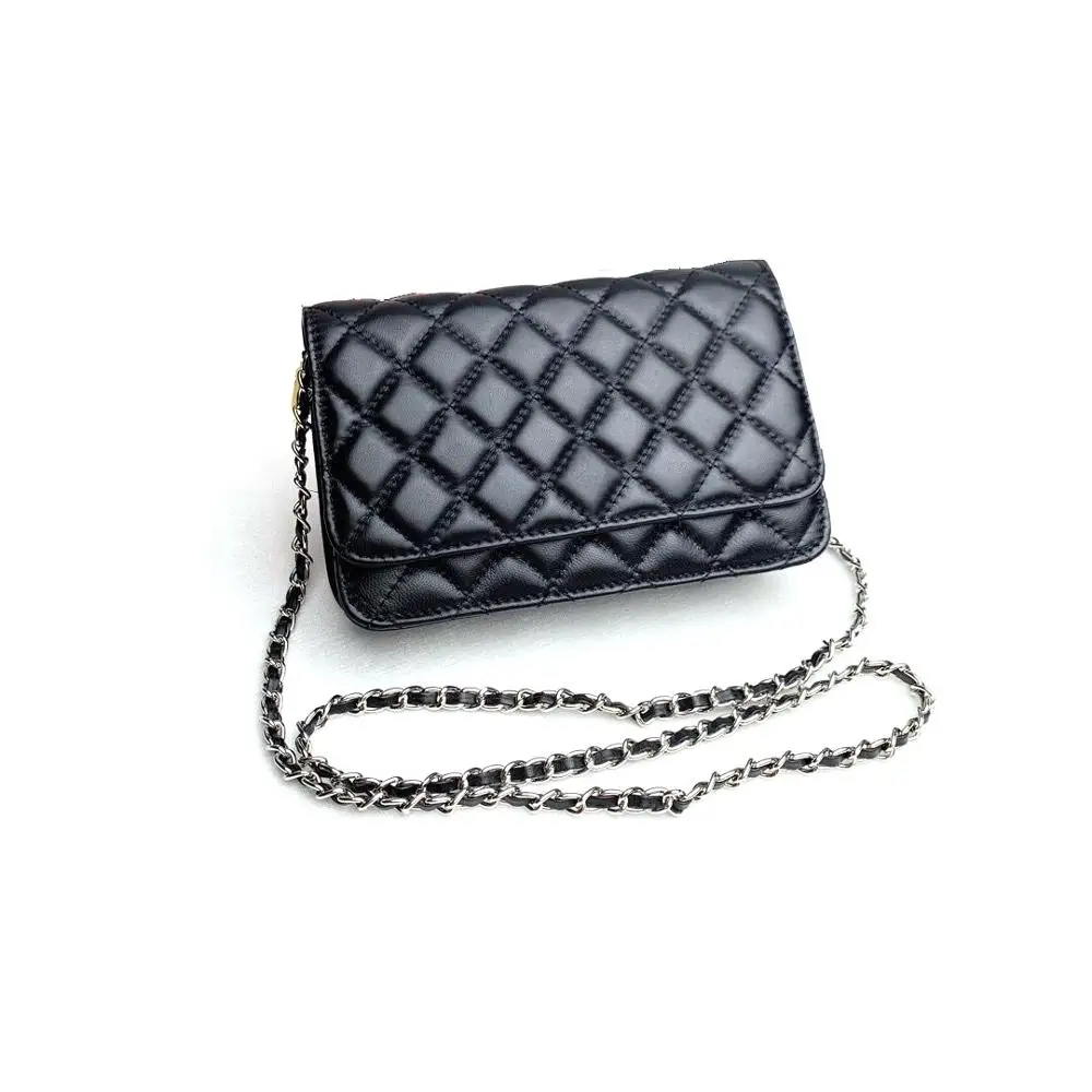 

Women's Shoulder Bag 100% Genuine Leather Lingge Shape Fashion Bag High Quality Famous Brand Bag 2020 Women Bag's