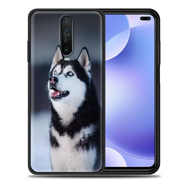 Alaskan Husky Dog Cute Puppy Boy Phone Case For Xiaomi Redmi Note 9S 9 8 10 Pro 8T 9C 9A 8A 7 K40 Silicone Smart Back Cover a9