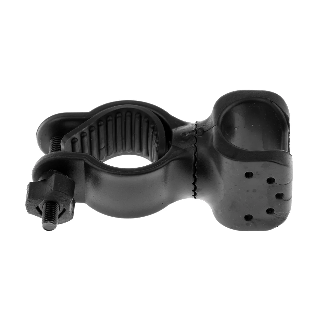 LED Universal Flashlight Bicycle Holder Mount - 360 Degree Rotation Fully Adjustable Bike Flashlight Holder Mount Quick Release