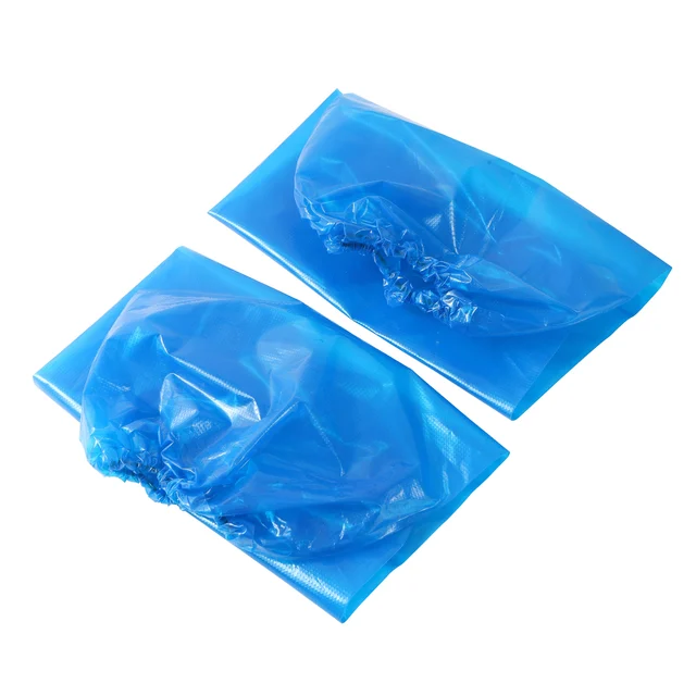 Műanyag 10 -Pas, Magas Tetejű Eldobható Cipő Takarja A Takarítást, Vízálló Védőcipőt - Image 4