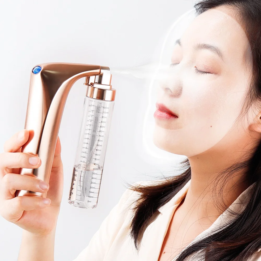 

Portable Makeup Airbrush 0.0012mm High Pressure Nebulizer Beauty Spray Gun Nano Fog Mist Sprayer Mini Airbrush Set Spray Pump