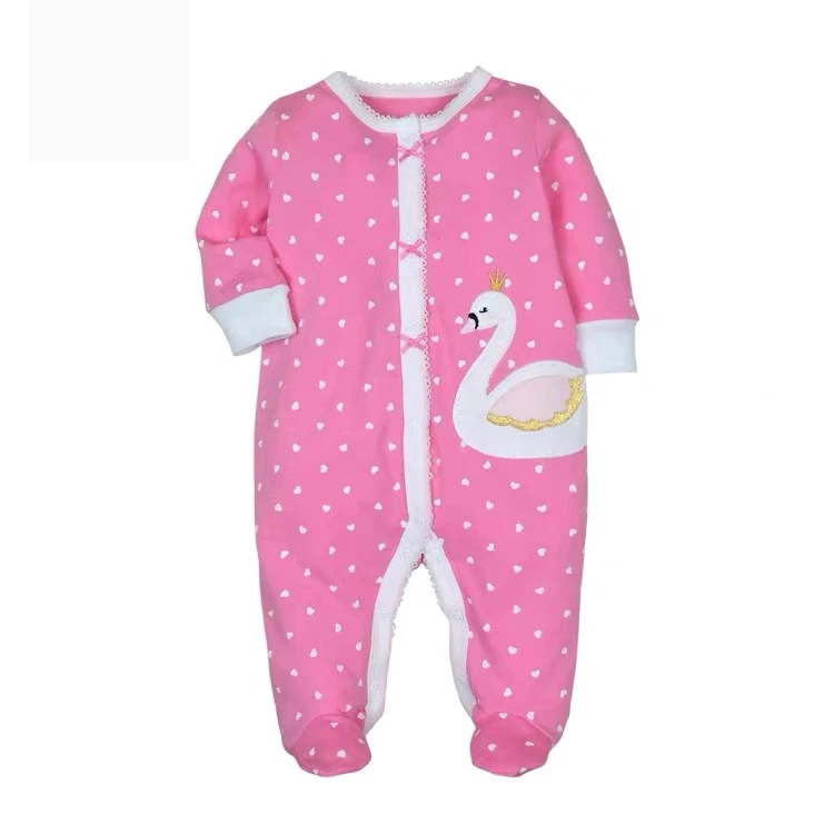 Комбинезоны для новорожденных мальчиков; коллекция года; осенняя одежда для маленьких девочек; бейсбольный Детский костюм с длинными рукавами; хлопковые пижамы для малышей - Цвет: 22