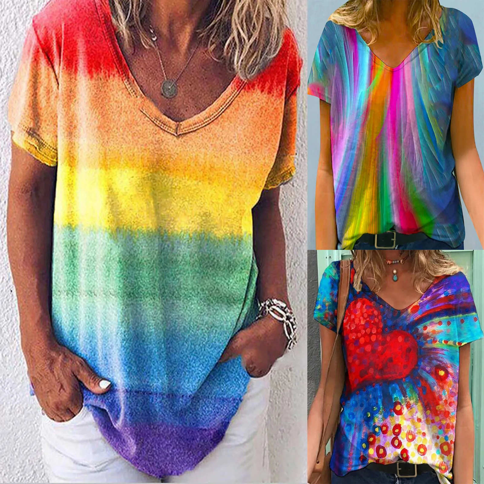 Women's T Shirt Vintage Sun Printed Pattern Casual Short Sleeve Tops Summer T-Shirt Women Clothing футболка 1