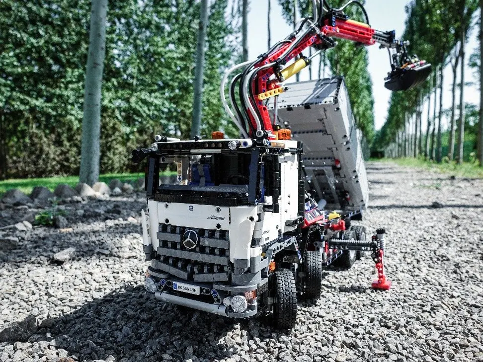 20005 Benzz Arocs tuck 3245 Technic модель строительные блоки совместимы с Iegoset 42043 развивающие игрушки рождественские подарки