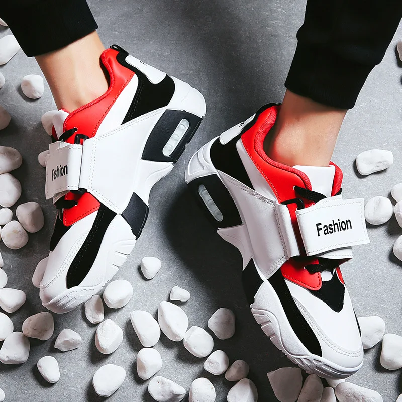

Spring Summer New Style Mixed Colors Korean-style 5005 Athletic Shoes-Style Running Shoes Lace-up MEN'S Casual Shoes Thick Botto