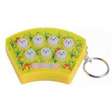 Стук подарок Whack крот цепь электрический хомяк игрушка Дети Мини Портативный шум производитель силиконовый хит детей раннего обучения игры