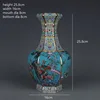 Qianlong Enamel Hexagons Vase With Flower And Bird Pattern Jingdezhen Antique Ceramic Vase 6