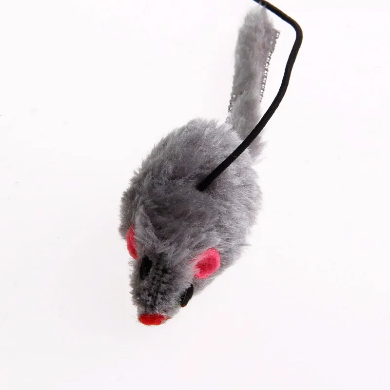 Кошка котенок играть и царапать перчатка рукавица с мышкой трюк забавная игрушка