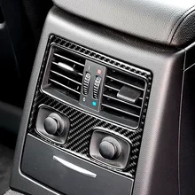 Carbon Fiber Car Rear Air Conditioning Outlet Panel Frame Trim Decoration for BMW E90 3 Series 2005-2012 320i 325i Car Styling Carbon Fiber Car Rear Air Conditioning Outlet Panel Frame Trim Decoration for BMW E90 3 Series 2005-2012 320i 325i Car Styling