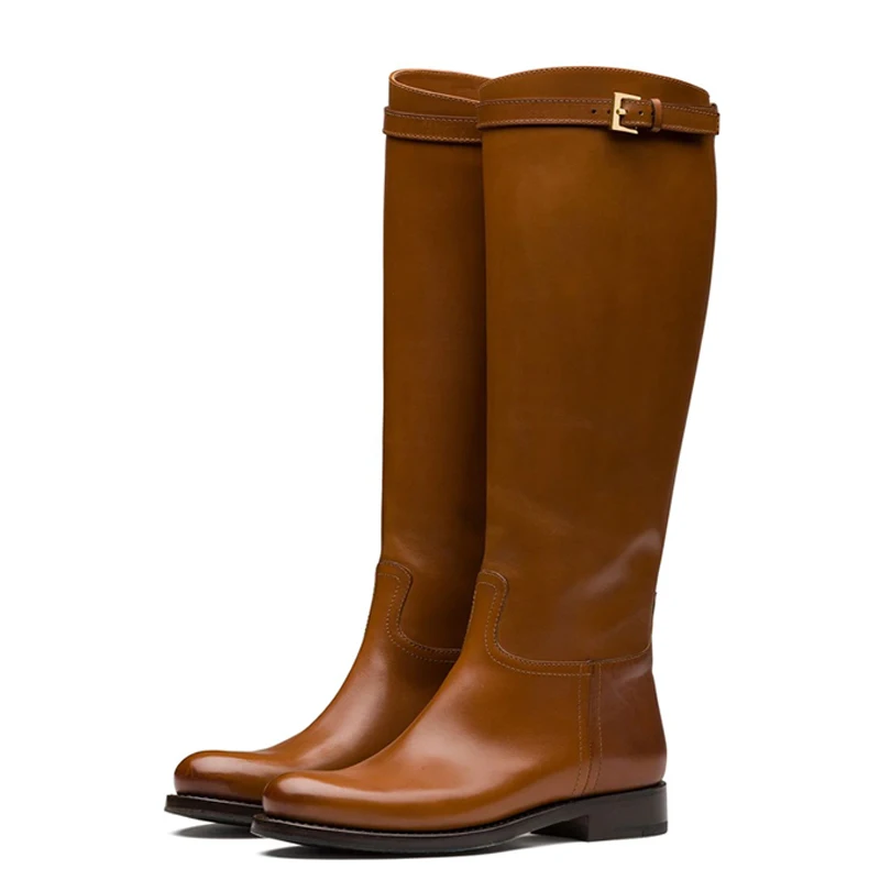 meotina-botas-de-equitacion-de-cuero-genuino-para-mujer-botines-hasta-la-rodilla-de-tacon-bajo-y-grueso-con-hebilla-y-punta-redonda-color-marron-43-otono-e-invierno