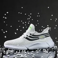 Comfortable Sports Shoes Men’s Sneakers Blue Hot Sale New Breathable Mesh Soft Sole Running Shoes for Men Big Size 39-46