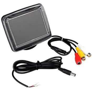 

3.5 Inch Car Rearview Reverse Backup Monitor 3.5" Mini TFT LCD Car Monitor Display Screen for Car Backup Rear View Camera DVD