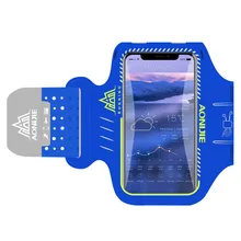 Сумка на руку для бега, спорта, велоспорта, фитнеса, водонепроницаемая сумка для мобильного телефона, сенсорного экрана, нарукавная сумка