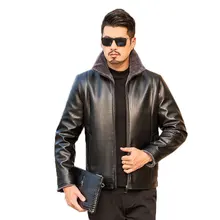Мужская зимняя Флисовая теплая кожаная куртка, мужское пальто из искусственной кожи, Высококачественная кожаная верхняя одежда, мужская повседневная куртка из искусственного меха, Мужская Толстая бархатная куртка