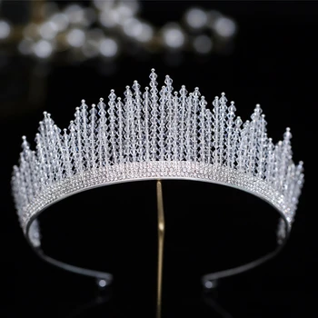 

Full Crystal Crown Bride Tiara Wedding Dress Accessories Photography Hair Accessories For Women Headband Jewelry