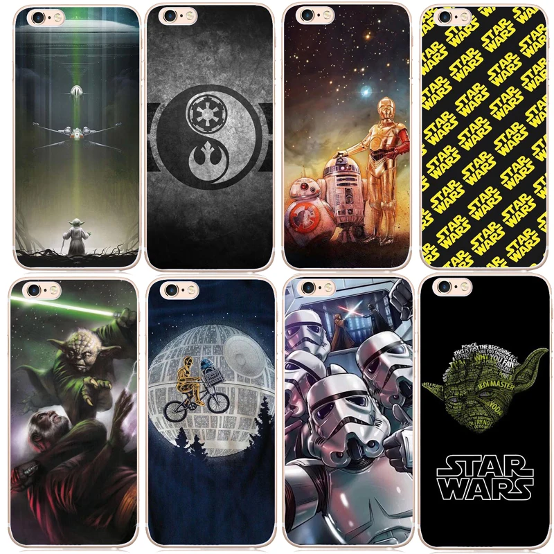 Звездные войны Marvel Comics чехол для сотового телефона iphone8 8Plus 7 7Plus 6S 6splus 5s SE X Star Wars Bb 8
