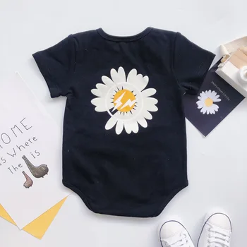 

Summer Baby Bodysuit 2020 Infants Summer Daisy Elements Bodysuit Go Out To Crawl new bom Baby Clothes Girl