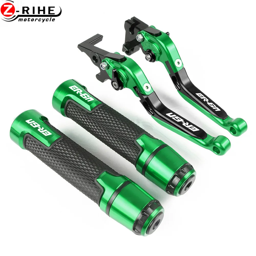 Аксессуары для мотоциклов расширение сцепные рычаги для мотоциклов для KAWASAKI NINJA ER6N ER-6N 2009 2010 2011 2012 2013 - Цвет: BKGEBKGE ER6N