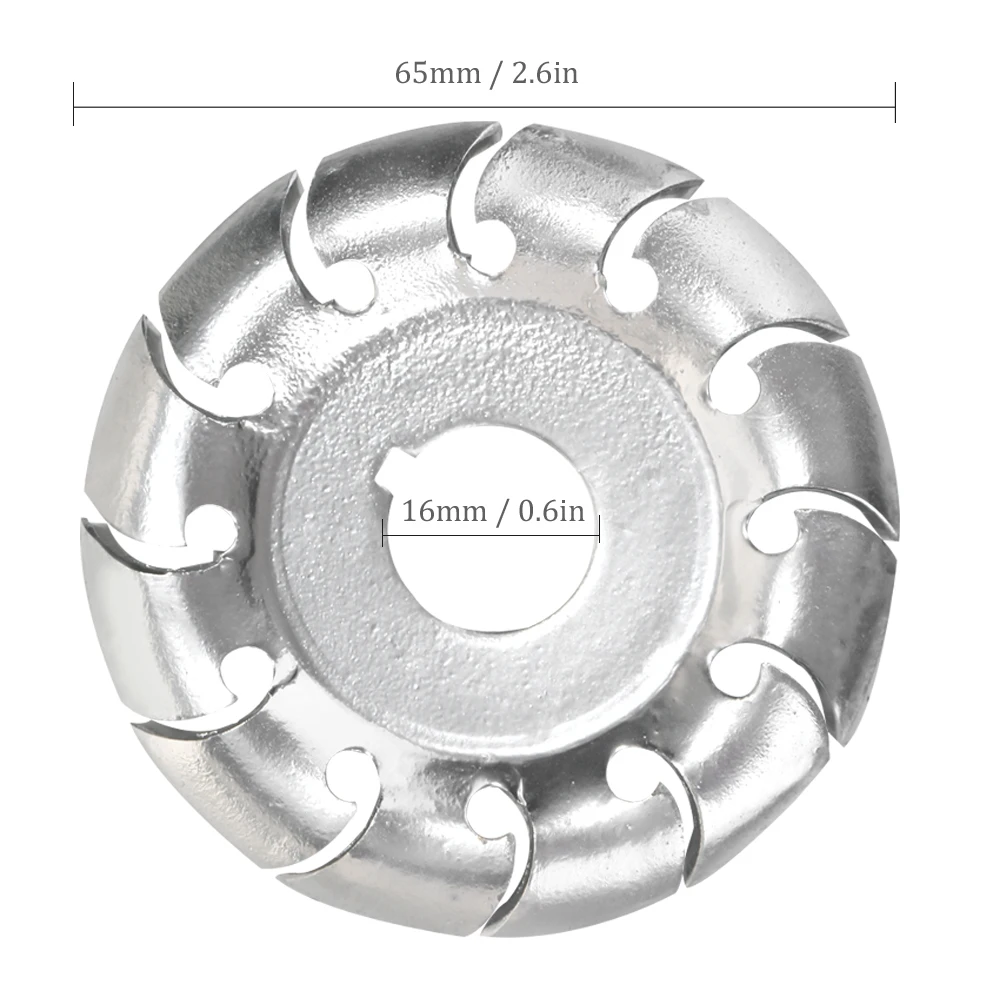 12 зубьев 16 мм Многофункциональный высокой твердости резьба по дереву диск угловая шлифовальная машина аксессуары деревообрабатывающий инструмент