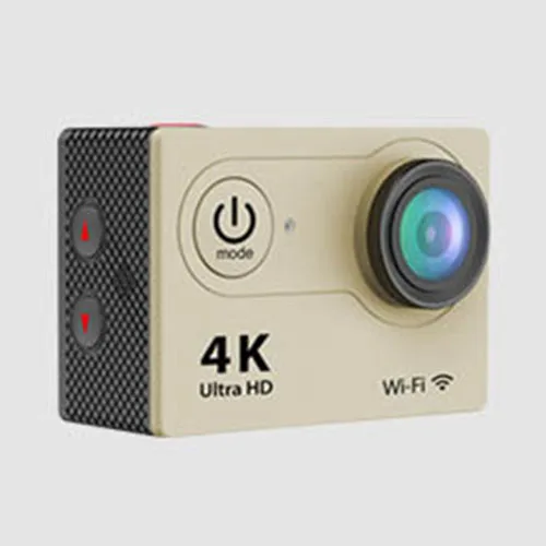 Golden Wi-Fi экшн-камера с возможностью съемки видео 4k для активных видов спорта камера профессиональный подводный камера waterpr full hd шлем cam для Велосипеды видеокамера для дайвинга улицы камера - Цвет: Golden
