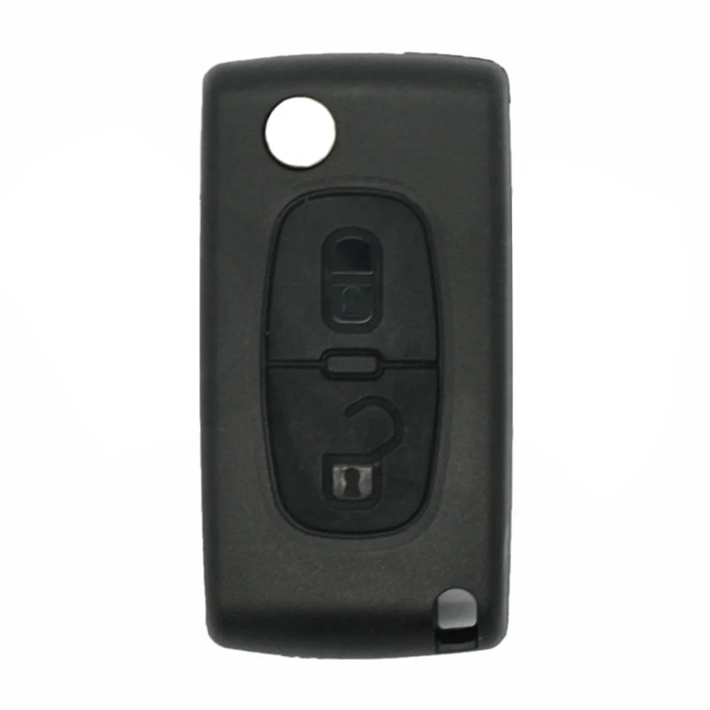 2 Button Flip Folding Remote Car Key Fob Shell For CITROEN C2 C3 C4 C5 C6 C8 XSARA PICASSO With Uncut Blade Car Key Case Cover (4)