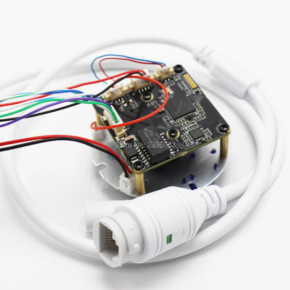 Мини-модуль ip-камеры с 6LED белым ночным видением и широкоугольным объективом 2,8 мм cctv cam