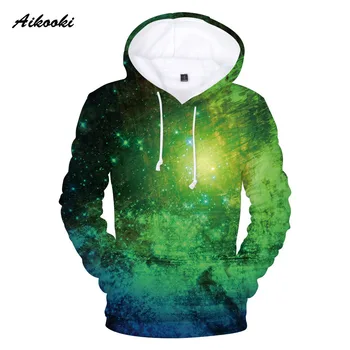 

Hot Beautiful Sky 3D Hoodies Sweatshirt Men / Women Hooded 3D Space Galaxy Classic Autumn Winter Hoody Polluvers Streetwear