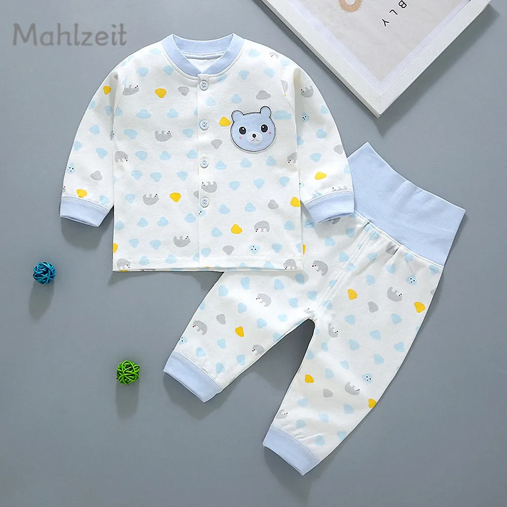 2 шт.! Осенне зимний детский комплект одежды из 100% хлопка для маленьких мальчиков