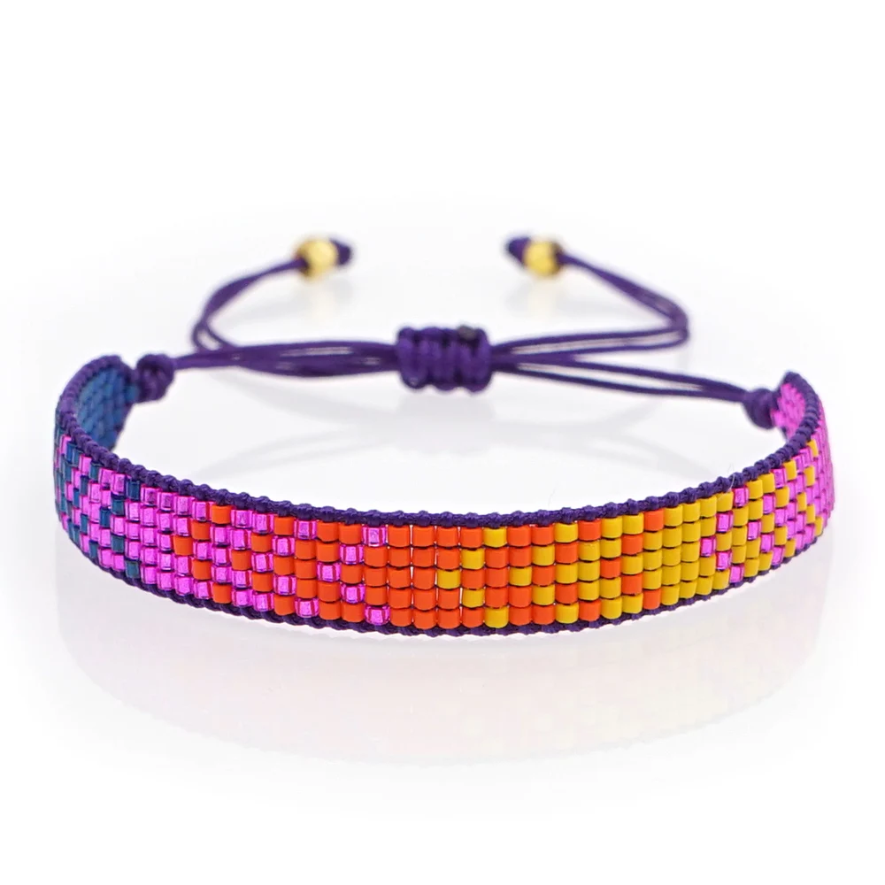 

Go2Boho Miyuki Winter Bracelet Loom Woven Bracelet 2020 Fashion For Women Mexican Jewelry Femme Arrow Pulseras Mujer Mode Gift