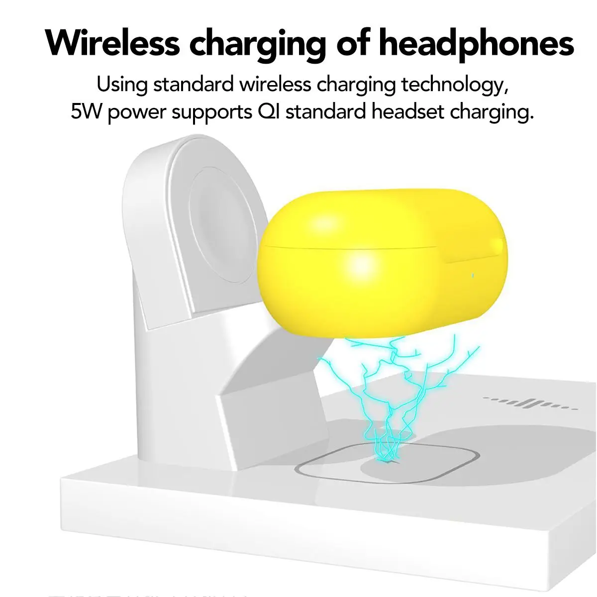 3 in 1 QI Wireless Charger Dock Station Phone Headphone Headset Fast Charging Stand For Samsung For Galaxy Buds For Galaxy Watch