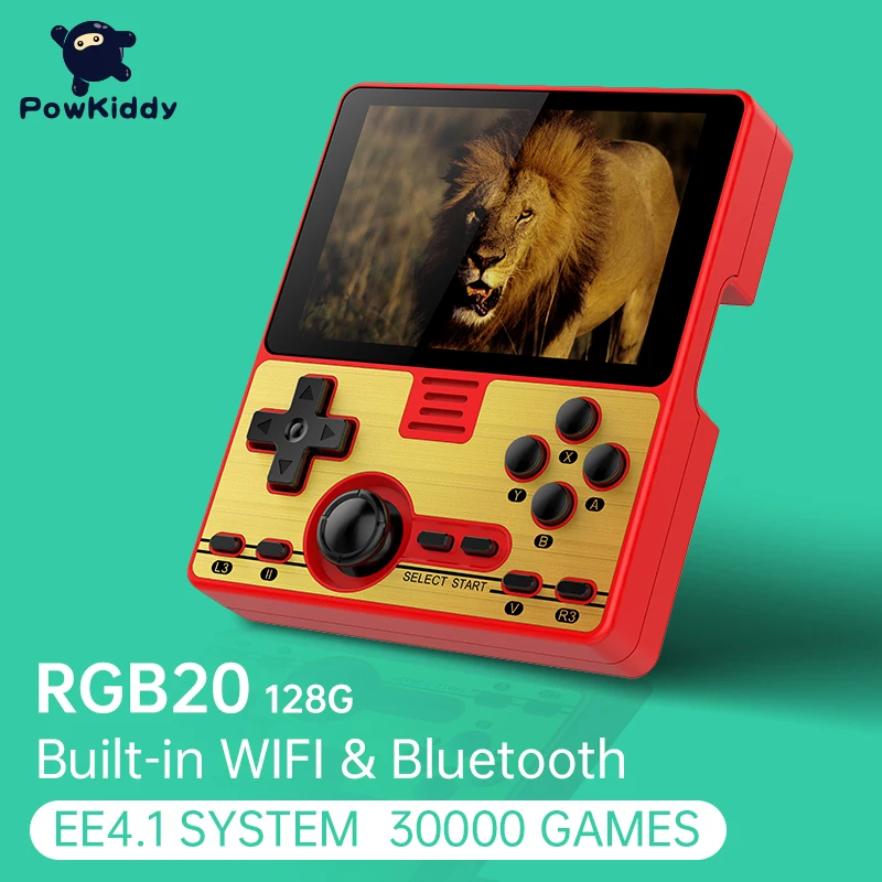 POWKIDDY RGB20 3 5 &quotIPS полноразмерный экран Встроенный Wi-Fi модуль
