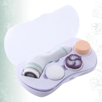 

1 PC Face Washing Cleaner Portable Face Inductor Facial Cleansing Brush for Lady