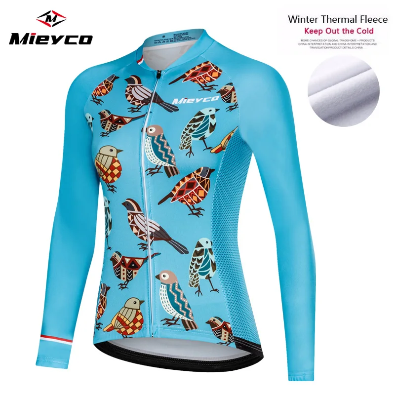 Женская одежда для велоспорта из теплого флиса ropa ciclismo Pro Team Велоспорт Джерси зимняя форма комплект ветрозащитный Майо cycliste femme