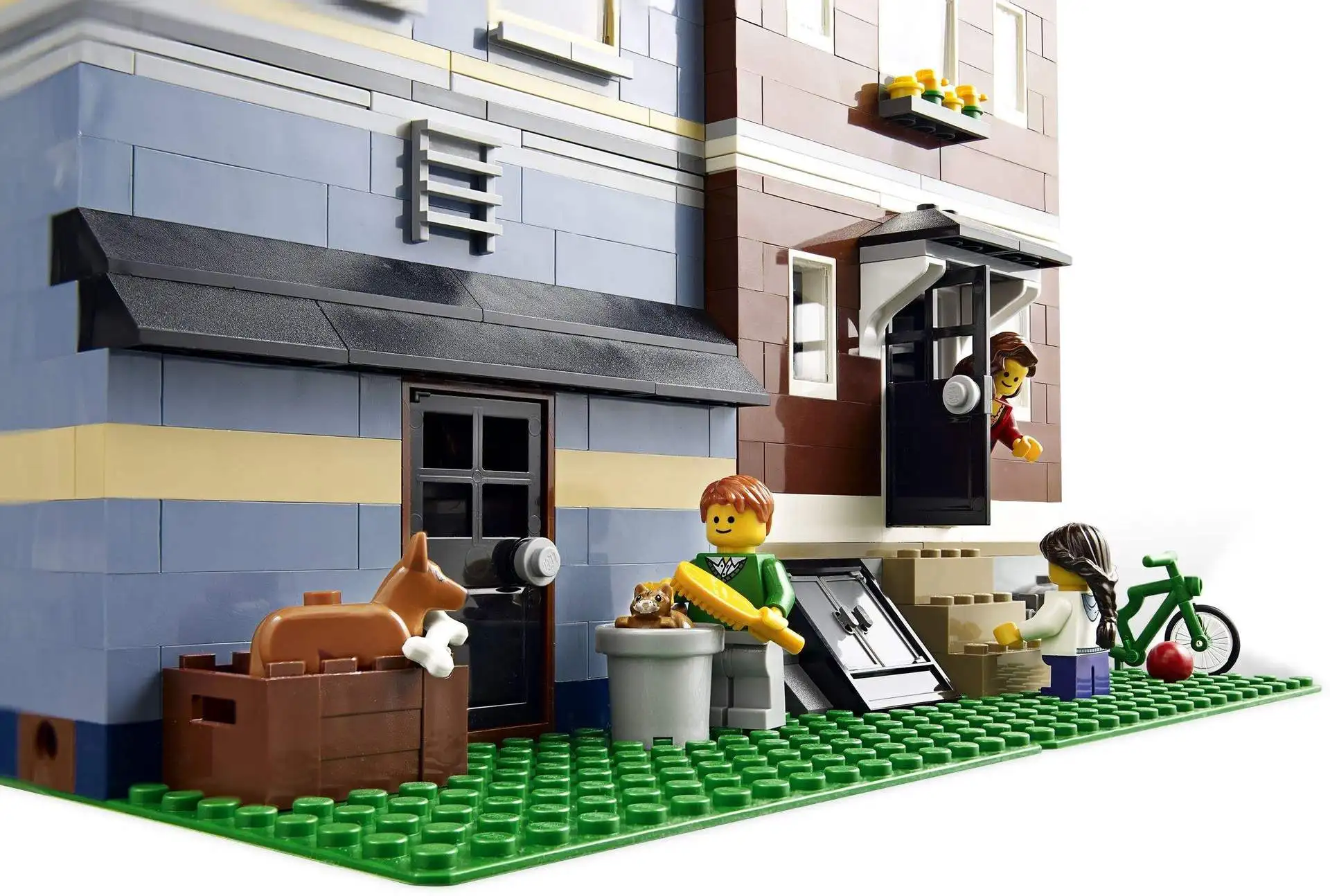DHL 10218 City Building Series The Pet Shop Supermarket Model City Street 15009 Building Blocks Christmas birthday Gift Toys
