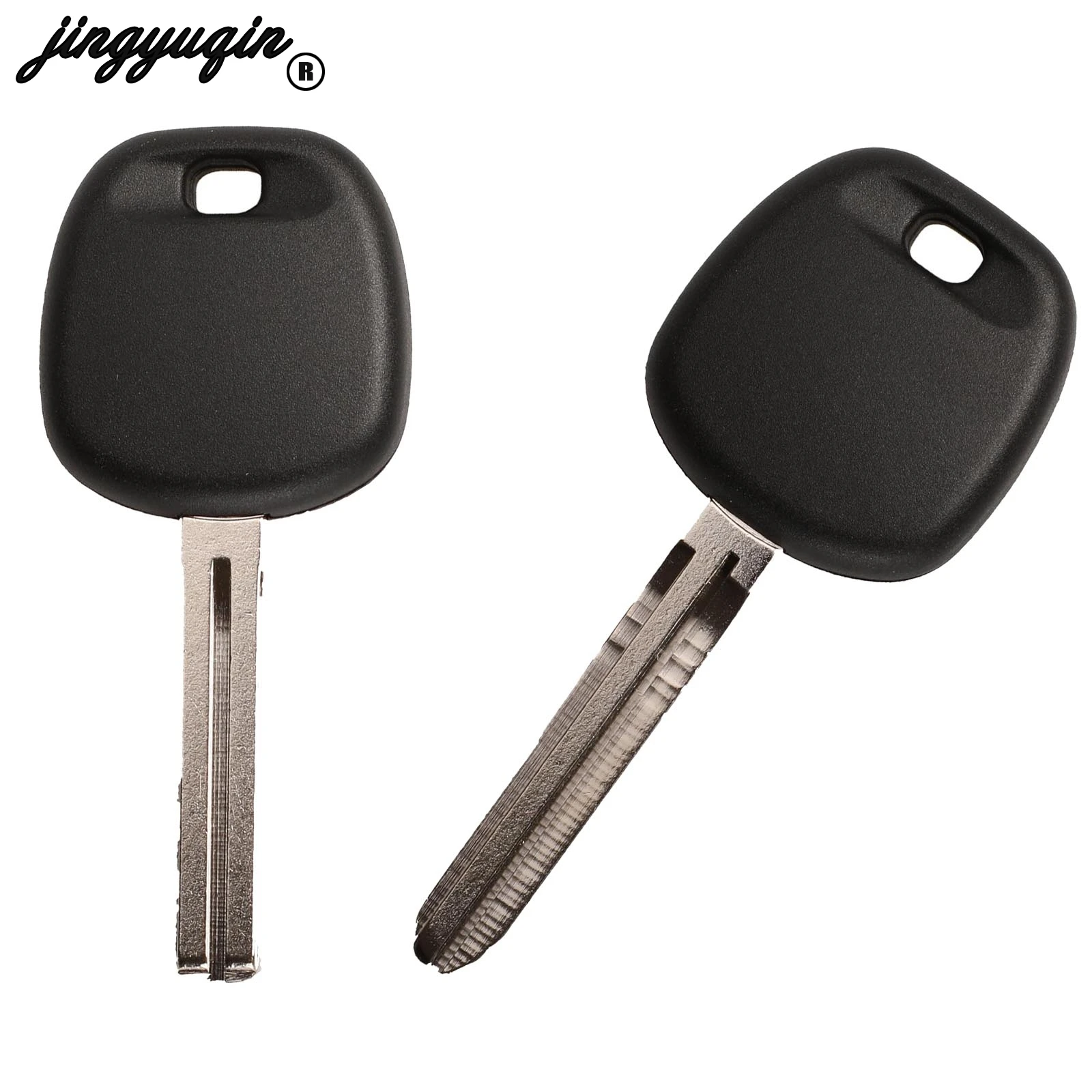 jingyuqin 10p Transponder Key Shell For Toyota Rav4 Prado Corlla Camry Reiz Highlander Yaris Corolla With TOY43 TOY48 Blade | Автомобили и