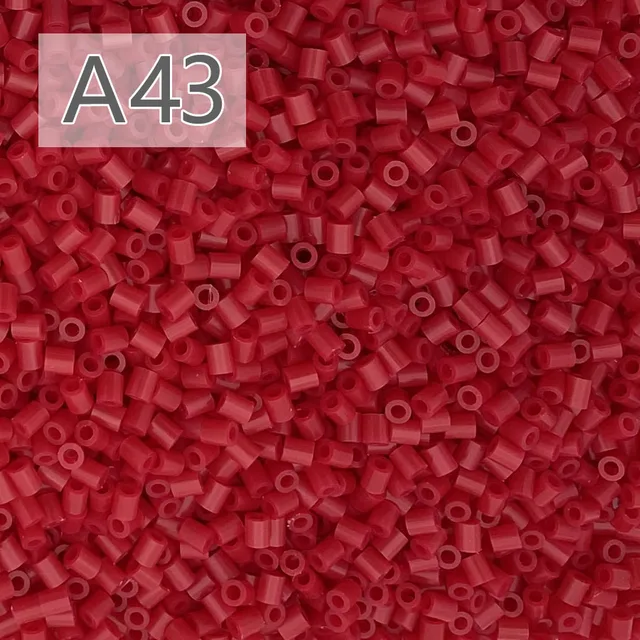 2.6mm/2000pcs/bag Hama Beads PUPUKOU Perler DIY Kids Iron Beads Fuse Handmade Gift Children Toy A43