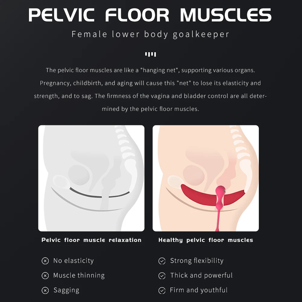 Kegel Pelvic Floor Muscle Trainer for Women Vaginal Shrinking Balls Vibrator Adults Female Intimate Sex Toy Pussy Massage Geisha 4