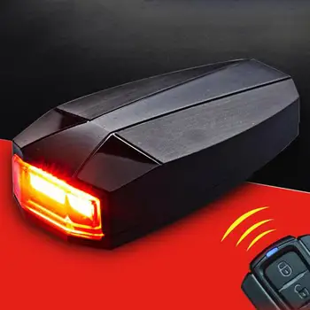 

Remote Control Rear Light Fixed Position Mountain Cycling Bike Taillight Alarm Lock Waterproof Bicycle Wireless Alarm