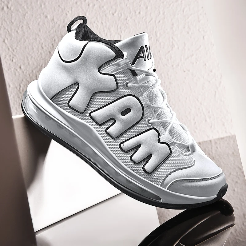 Brand New Running Shoes For Men Air Cushion Mesh Breathable Wear-resisting Hot Fitness Trainer Sport Shoes Male sneakers