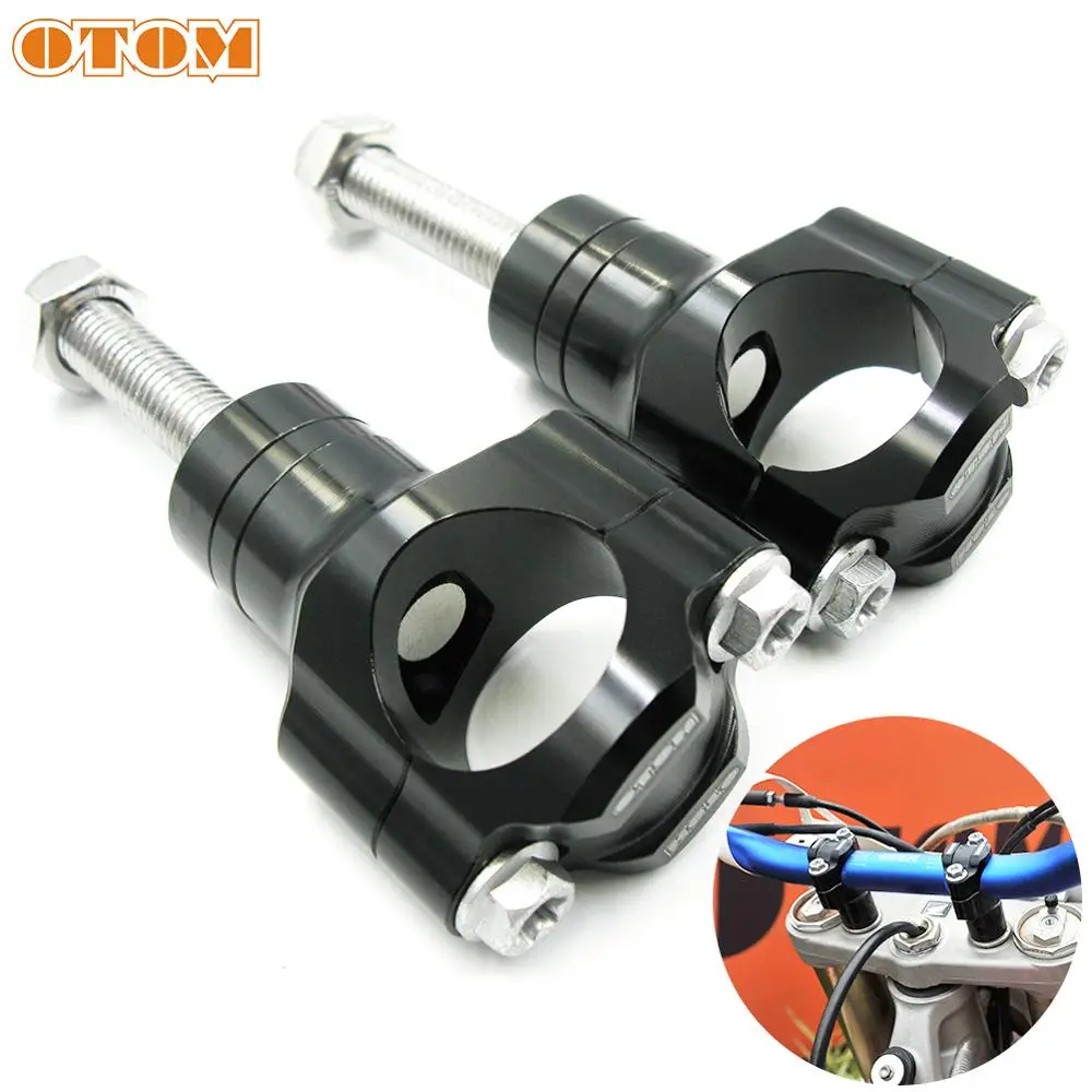

OTOM Motorcycle Handlebar Clamp CNC Aluminum Alloy Bar Clamps 28mm or 1 1/8" For Suzuki Yamaha BMW Honda KTM CRF HandleBar Riser